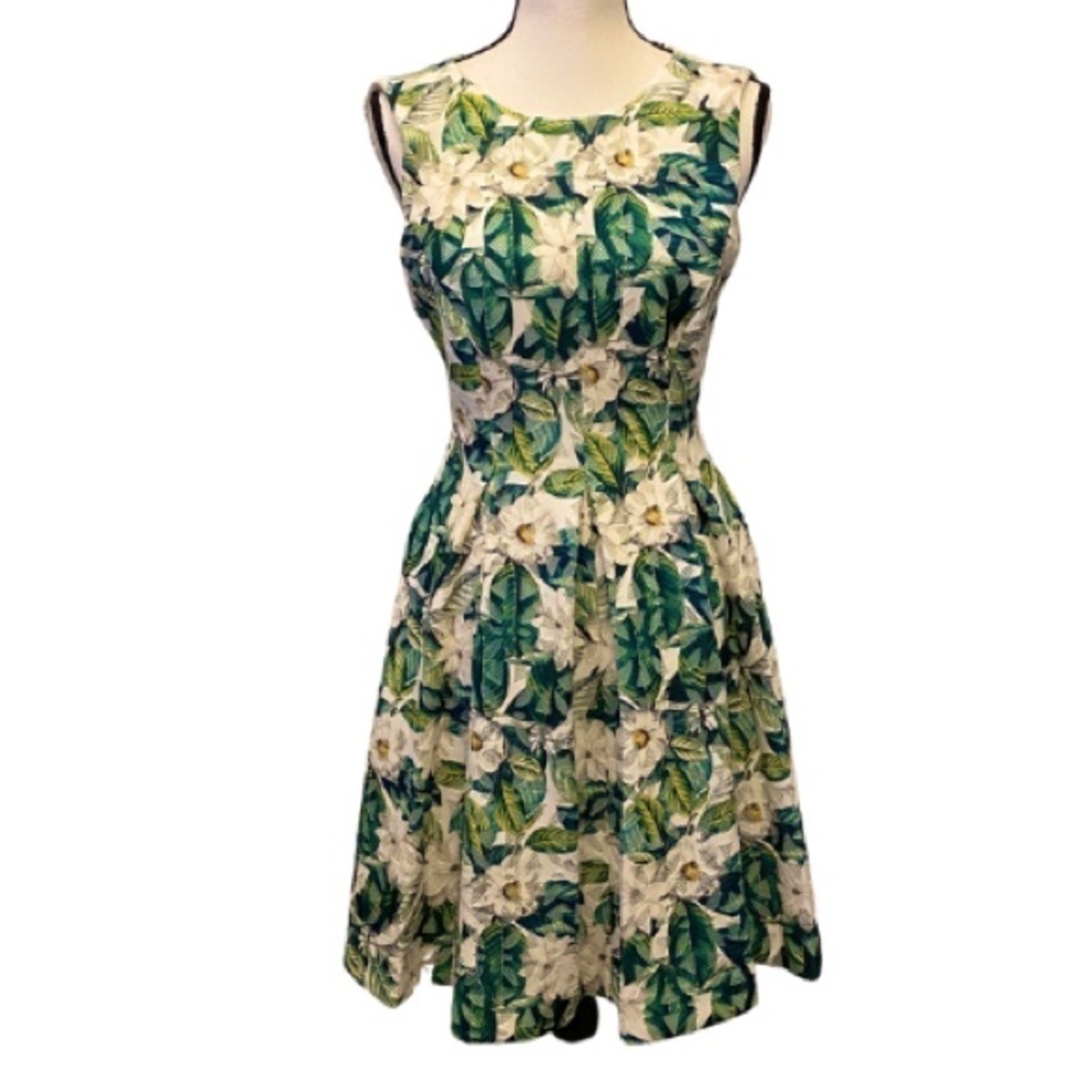 ANTONIO MELANI Daisy Floral Sleeveless Dress Sz 0